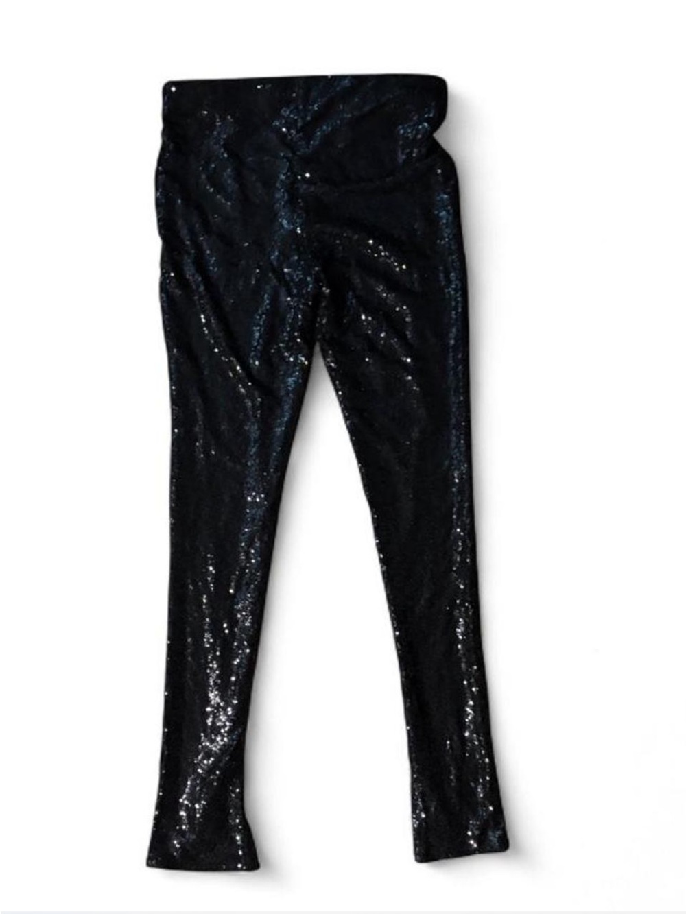 Black sequin leggings